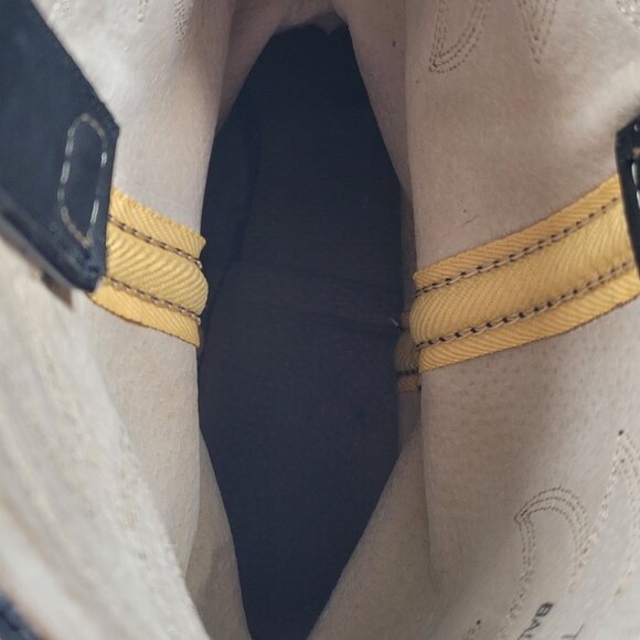 Vintage Durango TR760 Men's Black Leather Cowboy Boots US Size 12EE - Picture 7 of 12